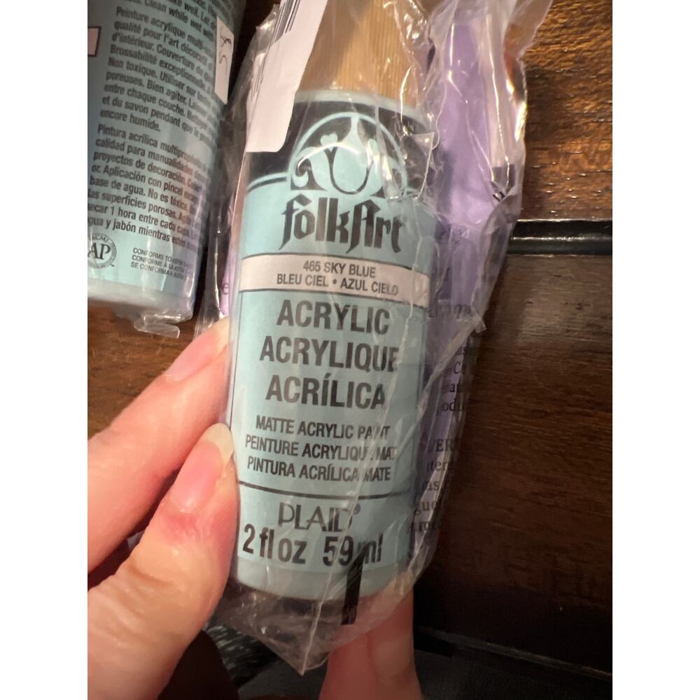 FolkArt MATTE acrylic paint 2oz 59ml bottles 465 Sky Blue